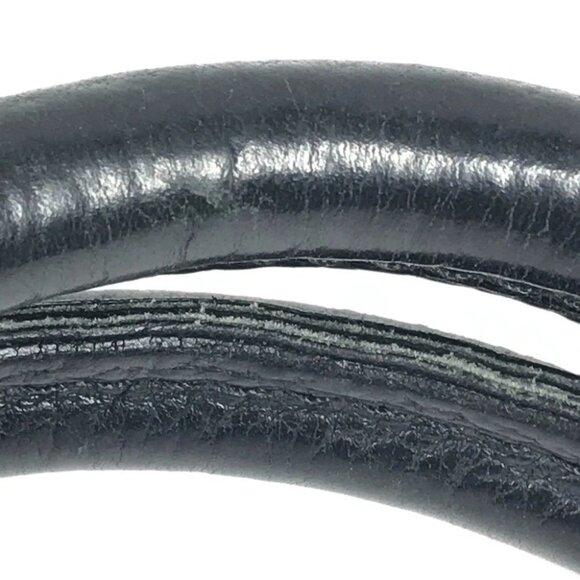 HERMES Sac Arne MM Bag Shoulder Bag Tote Bag Hand Bag cotton Black - Picture 9 of 16